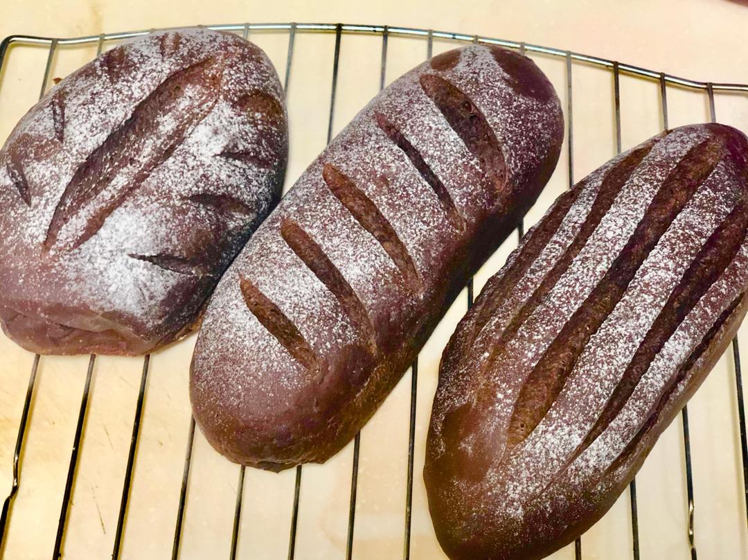 双倍浓郁的可可巧克力吐司