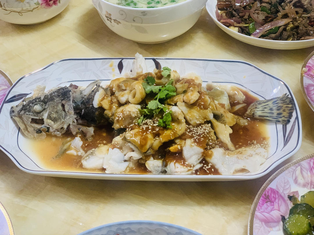 酸酸甜甜桂花鱼片