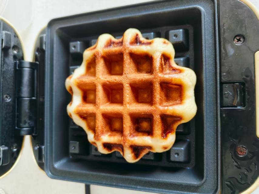 焦糖比利时华夫饼