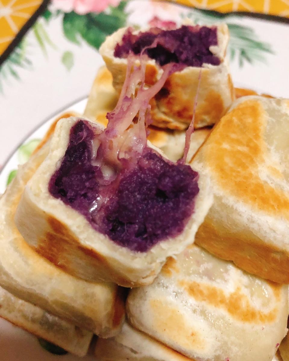 【爆浆紫薯仙豆糕】
