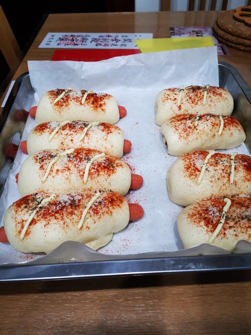 一次性发酵超软小胖纸香肠面包