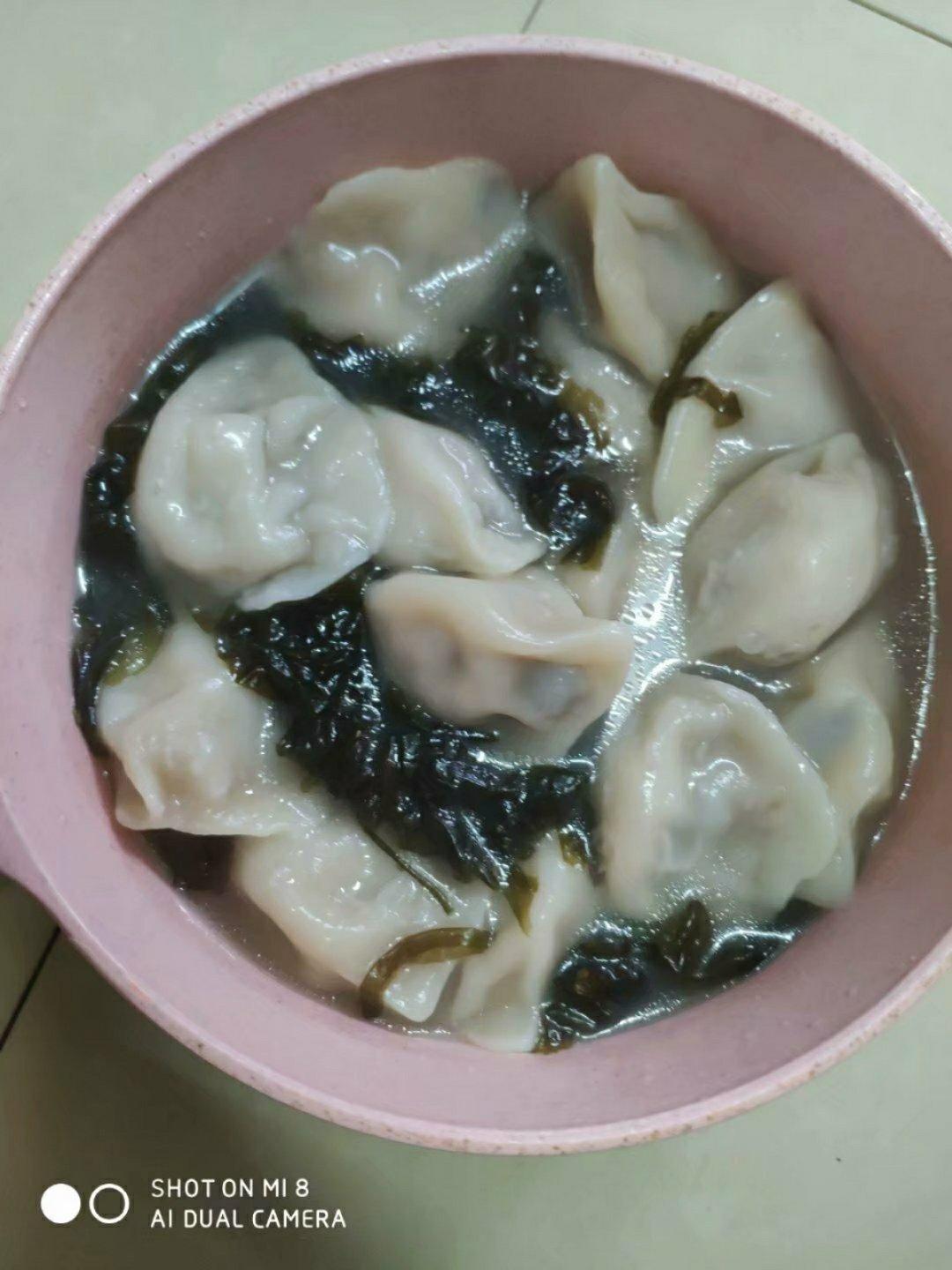 紫菜汤饺