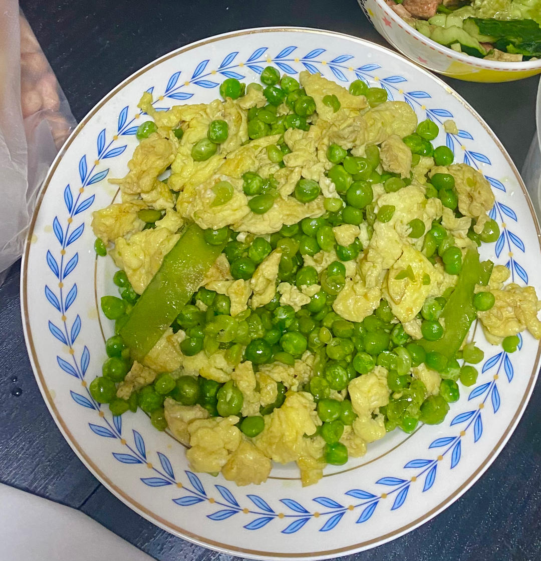 青豆炒蛋