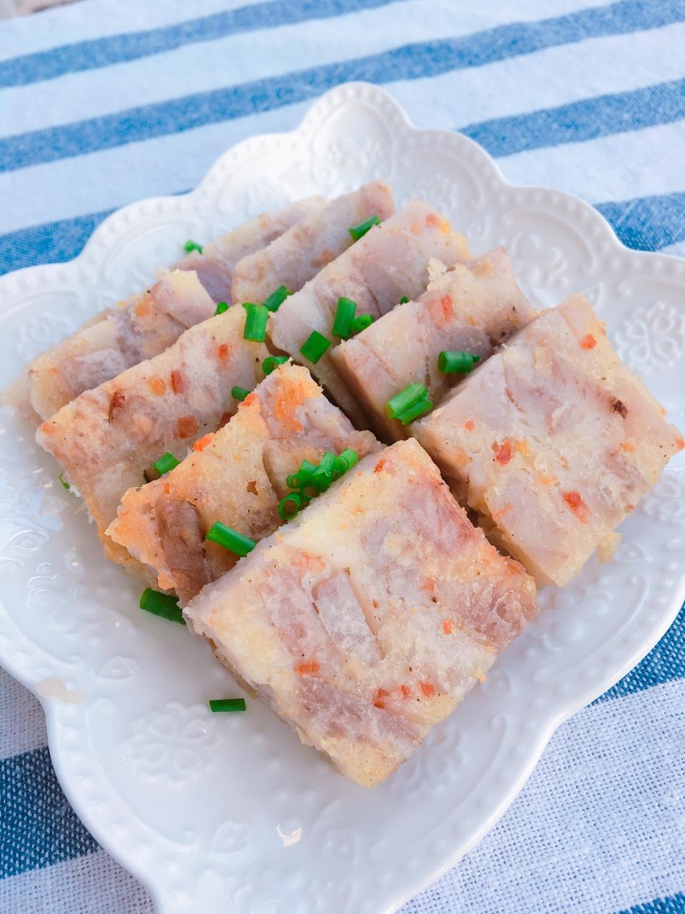 凝望深蓝做的香煎芋头糕