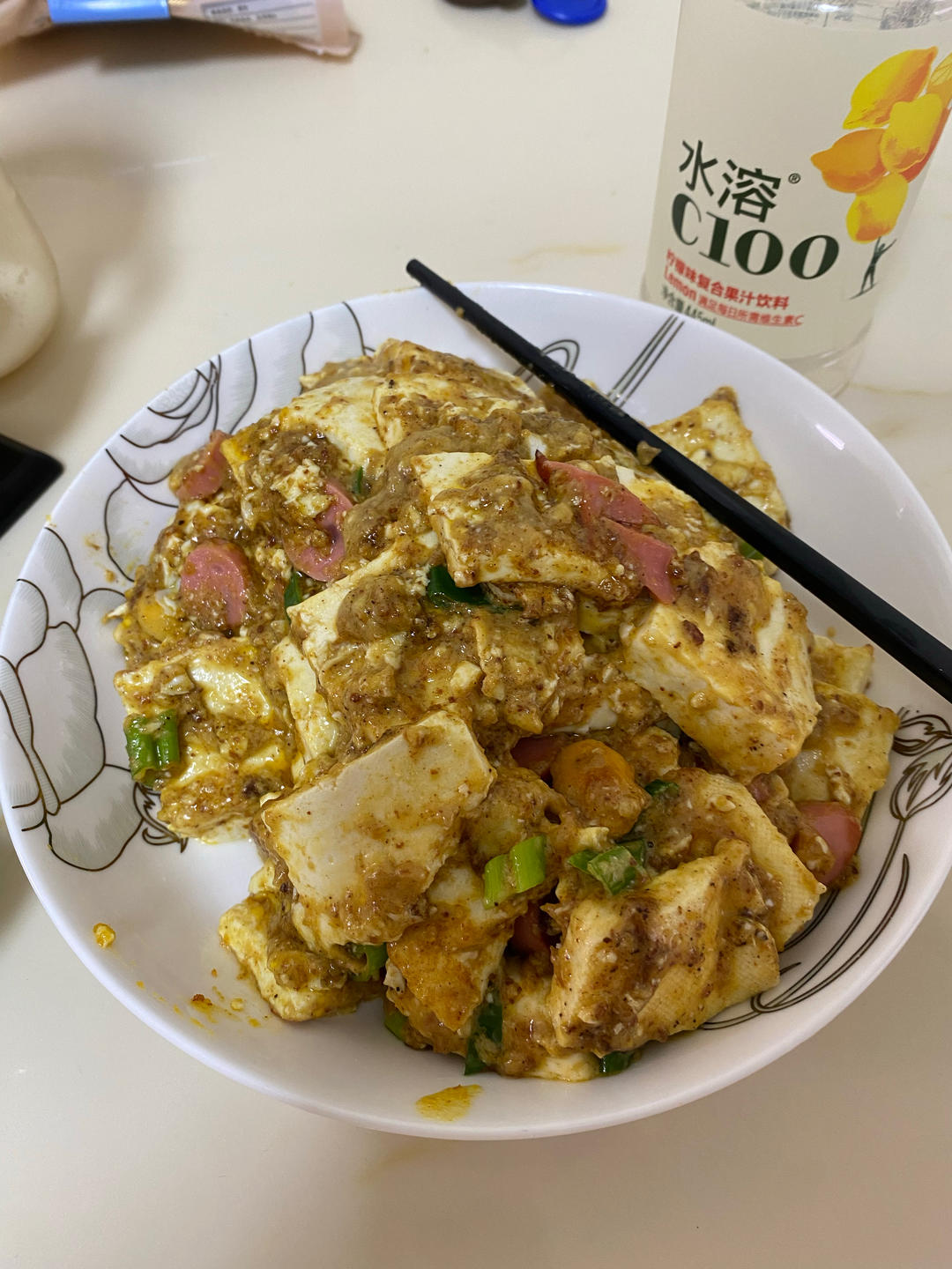 咸蛋黄豆腐煲