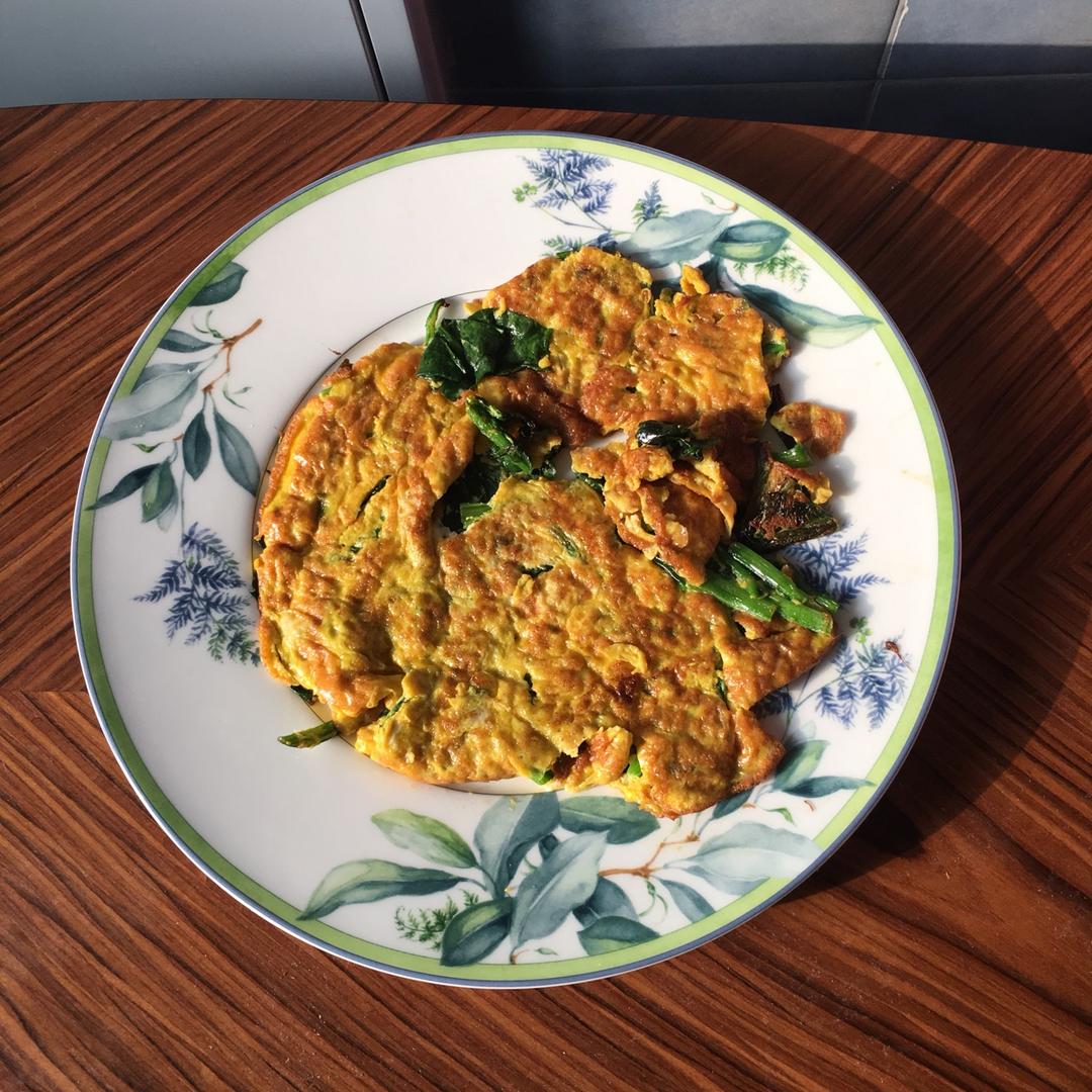 菠菜煎蛋