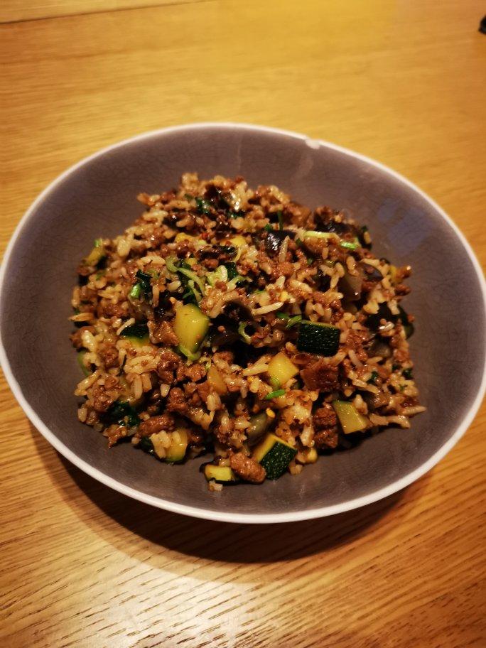 特别好吃的茄子炒饭