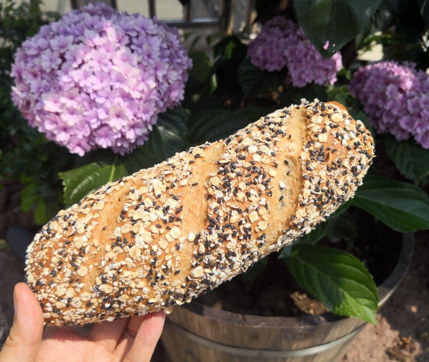 赛百味面包胚--蜂蜜燕麦面包 50%全麦 山寨版