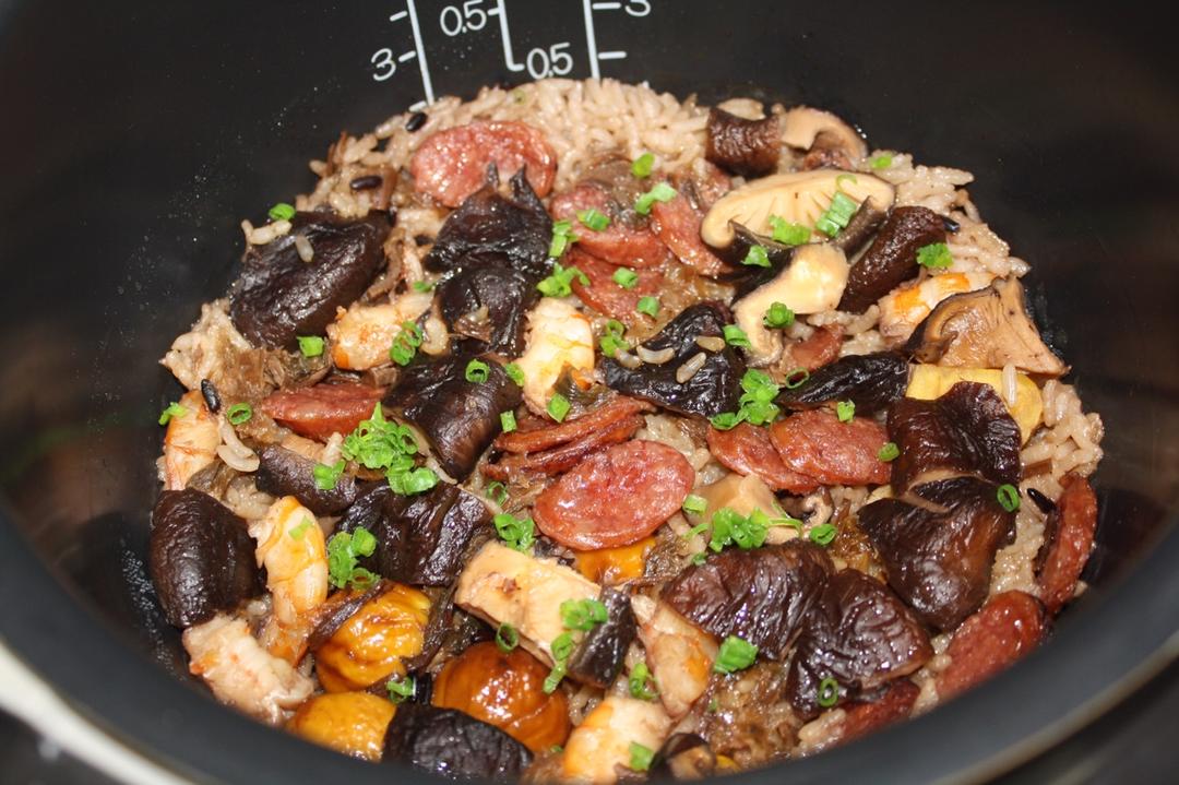 梅菜香菇腊肠饭