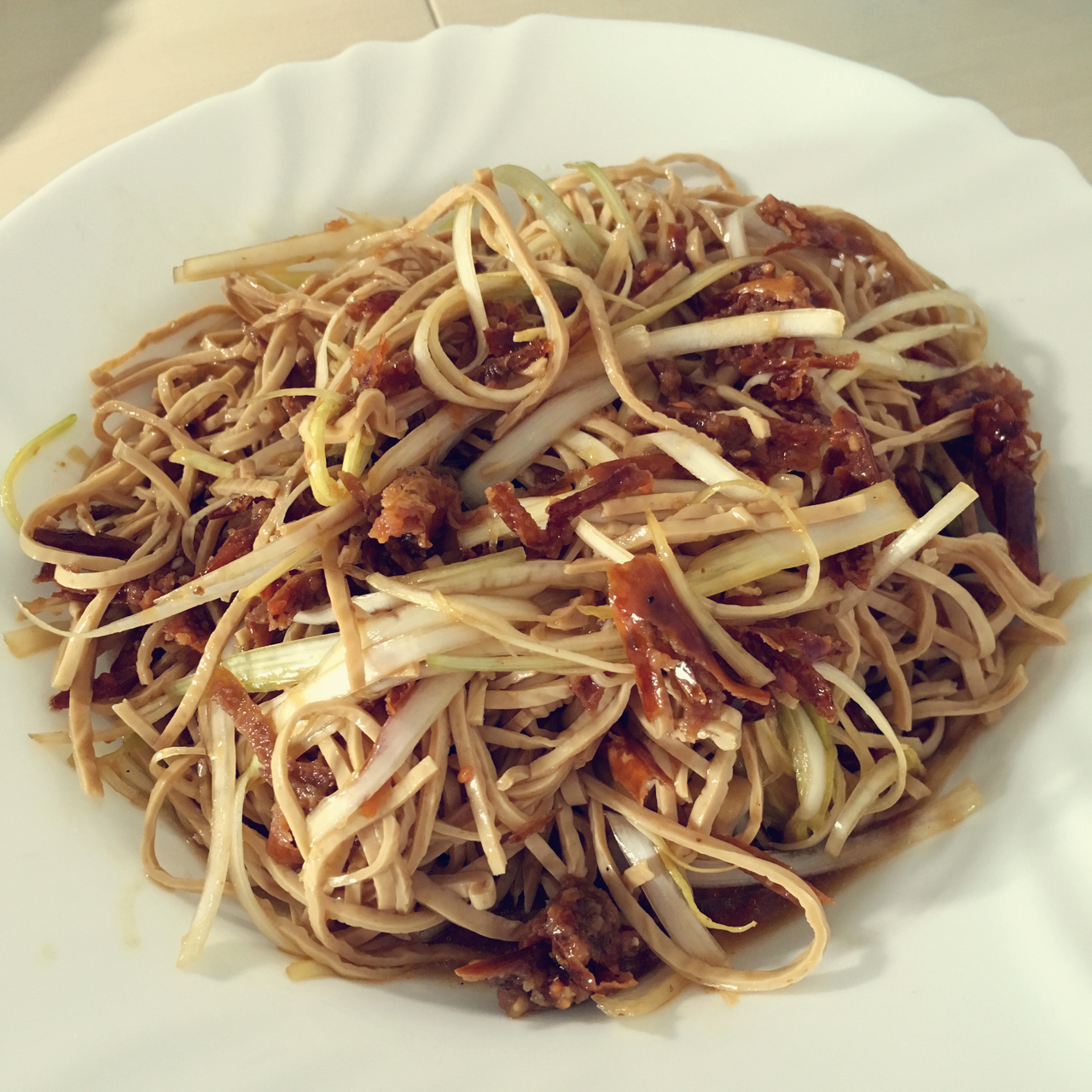 葱油豆腐皮