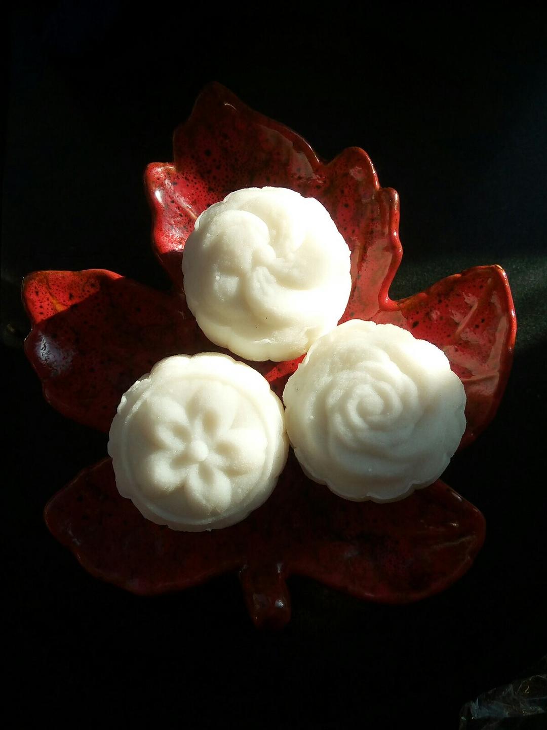 #冰皮流心月饼#