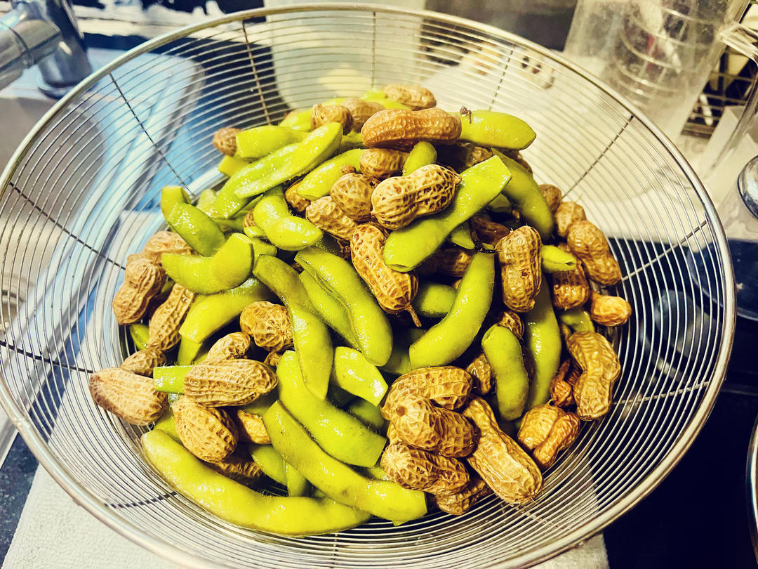 夏日必备煮五香毛豆花生🥜