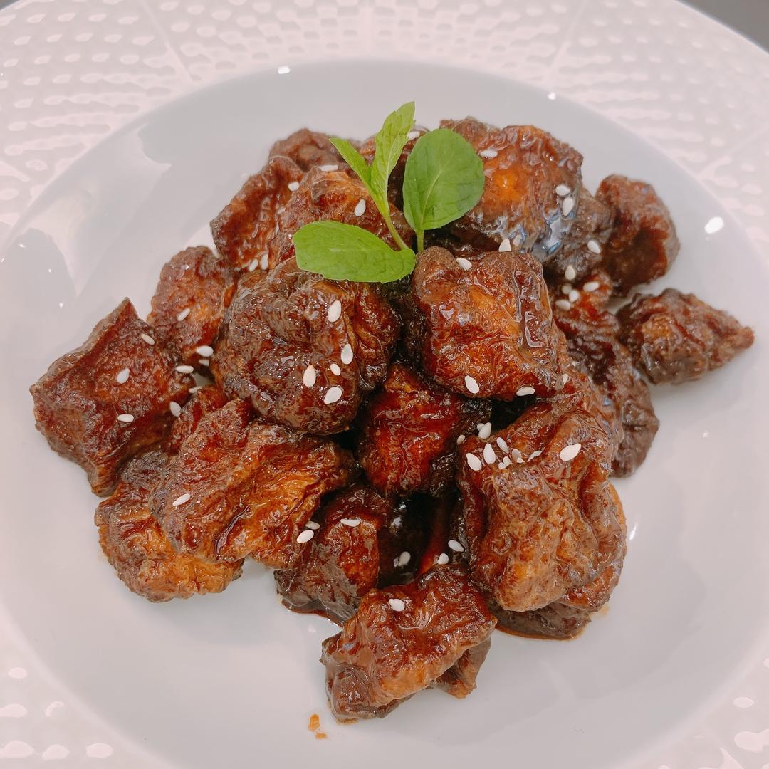 蜜汁豆泡的做法