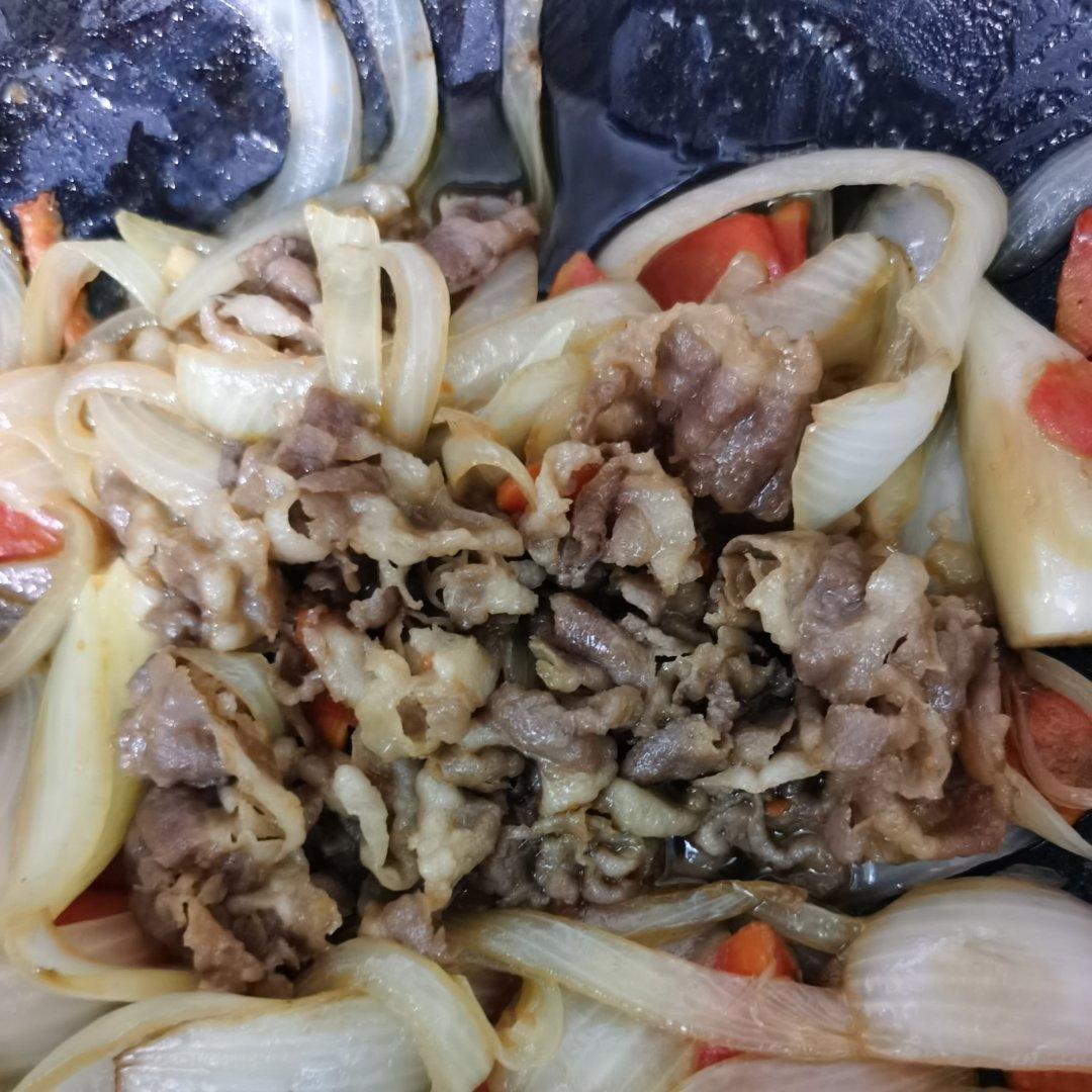 洋葱炒羊肉卷/肥牛
