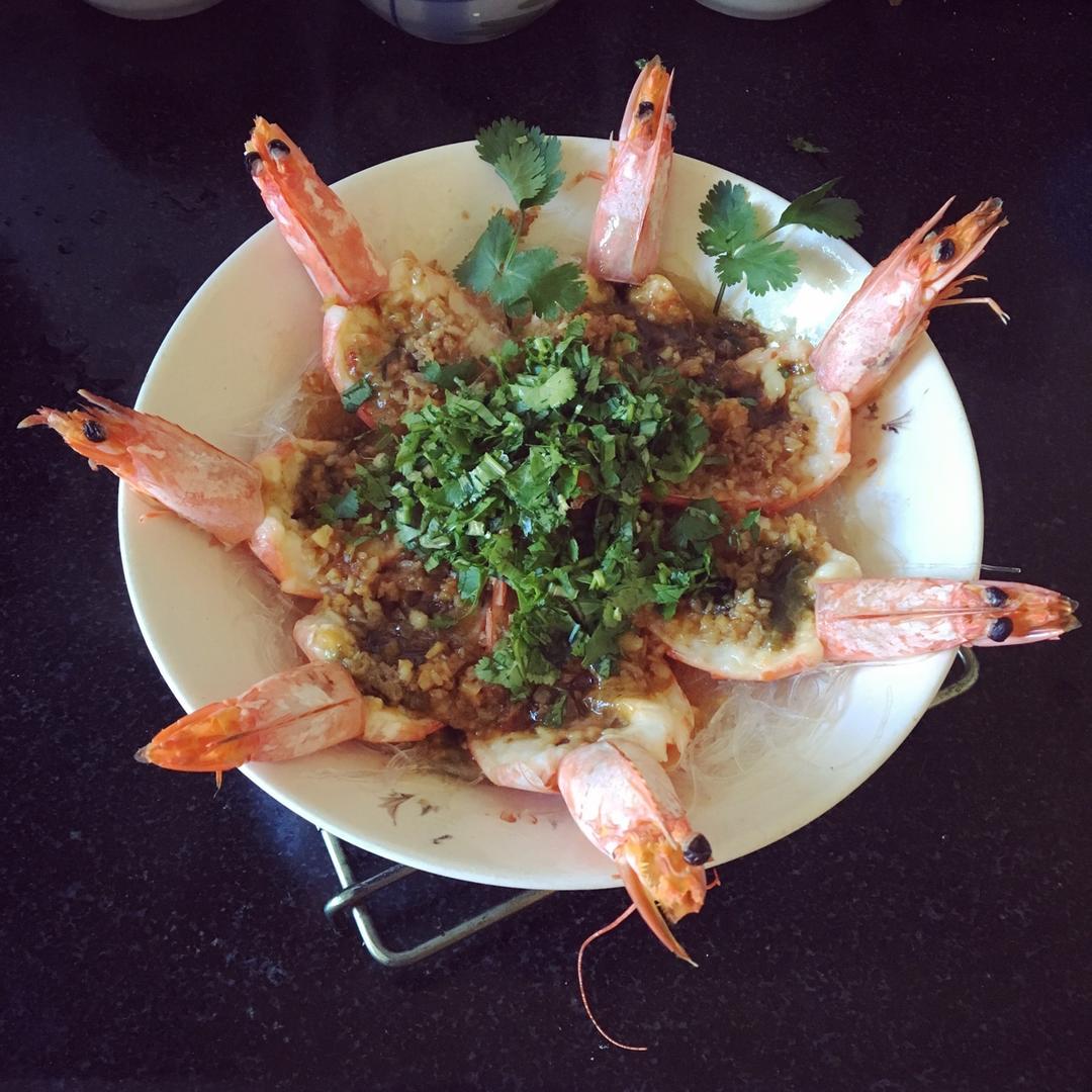蒜蓉粉丝蒸虾