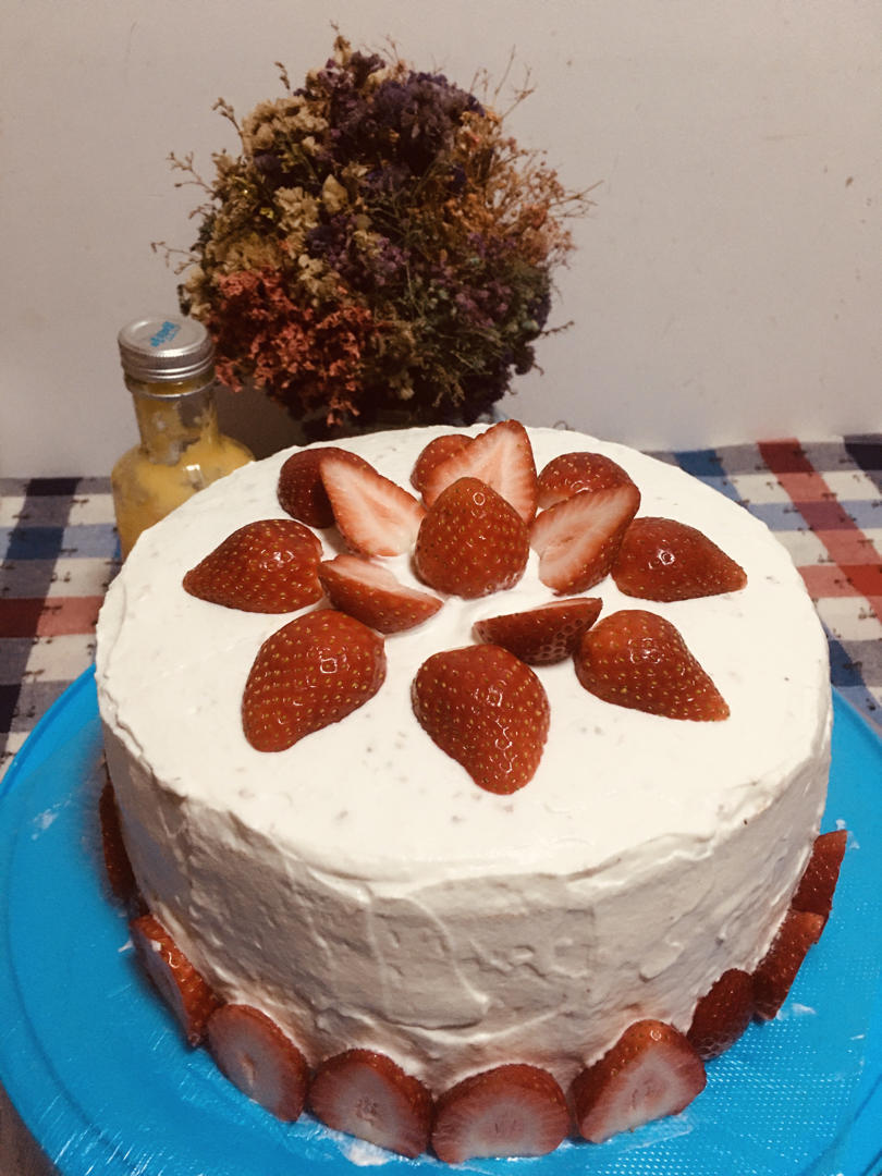 《Tinrry+》草莓奶油蛋糕（8寸配方）