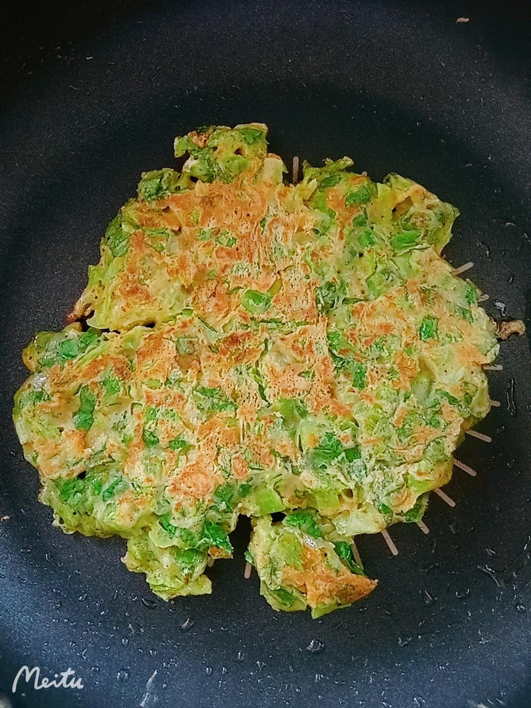 生菜鸡蛋饼