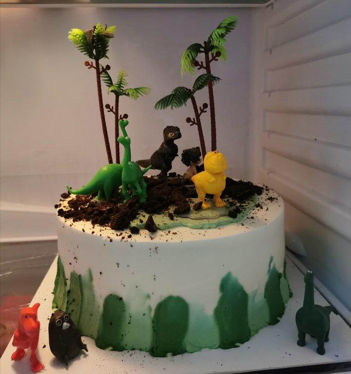 可可戚风水果裸蛋糕