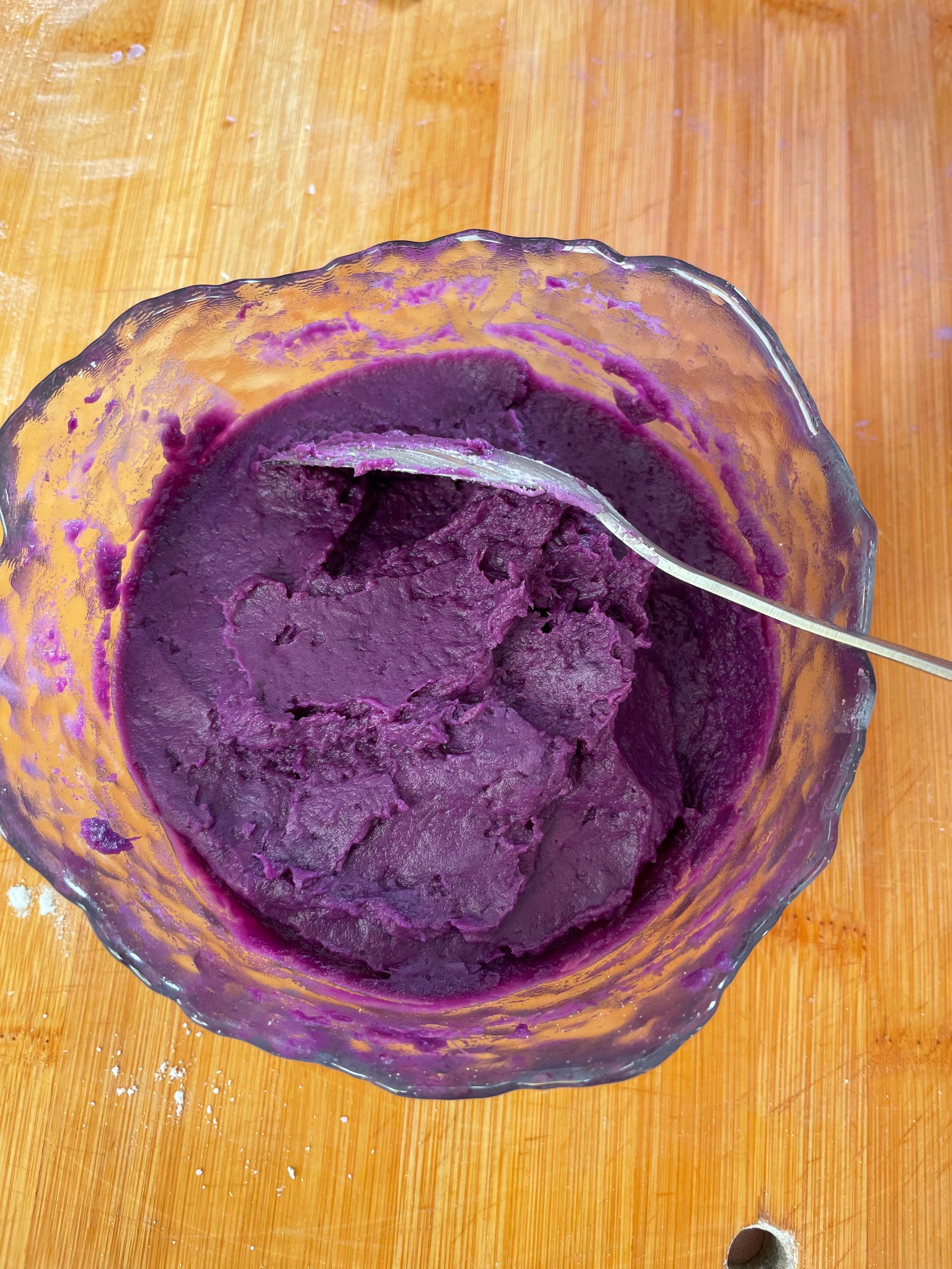 紫薯糯米丸子🍡的做法 步骤7