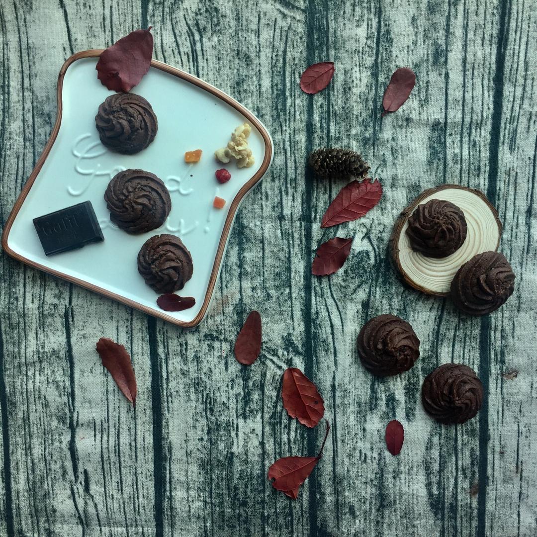 多种口味曲奇（香草、巧克力、抹茶）