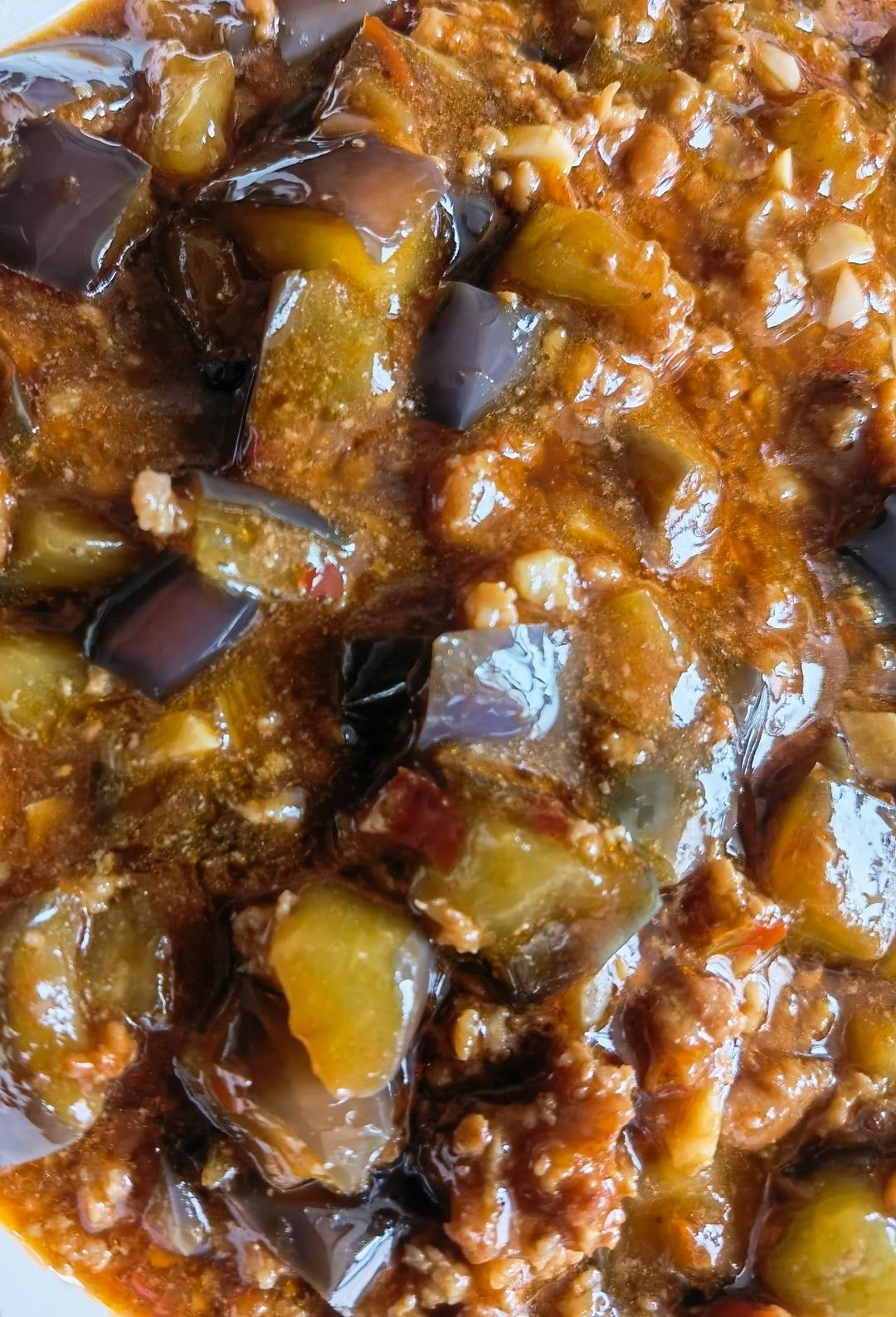 茄丁肉酱打卤面