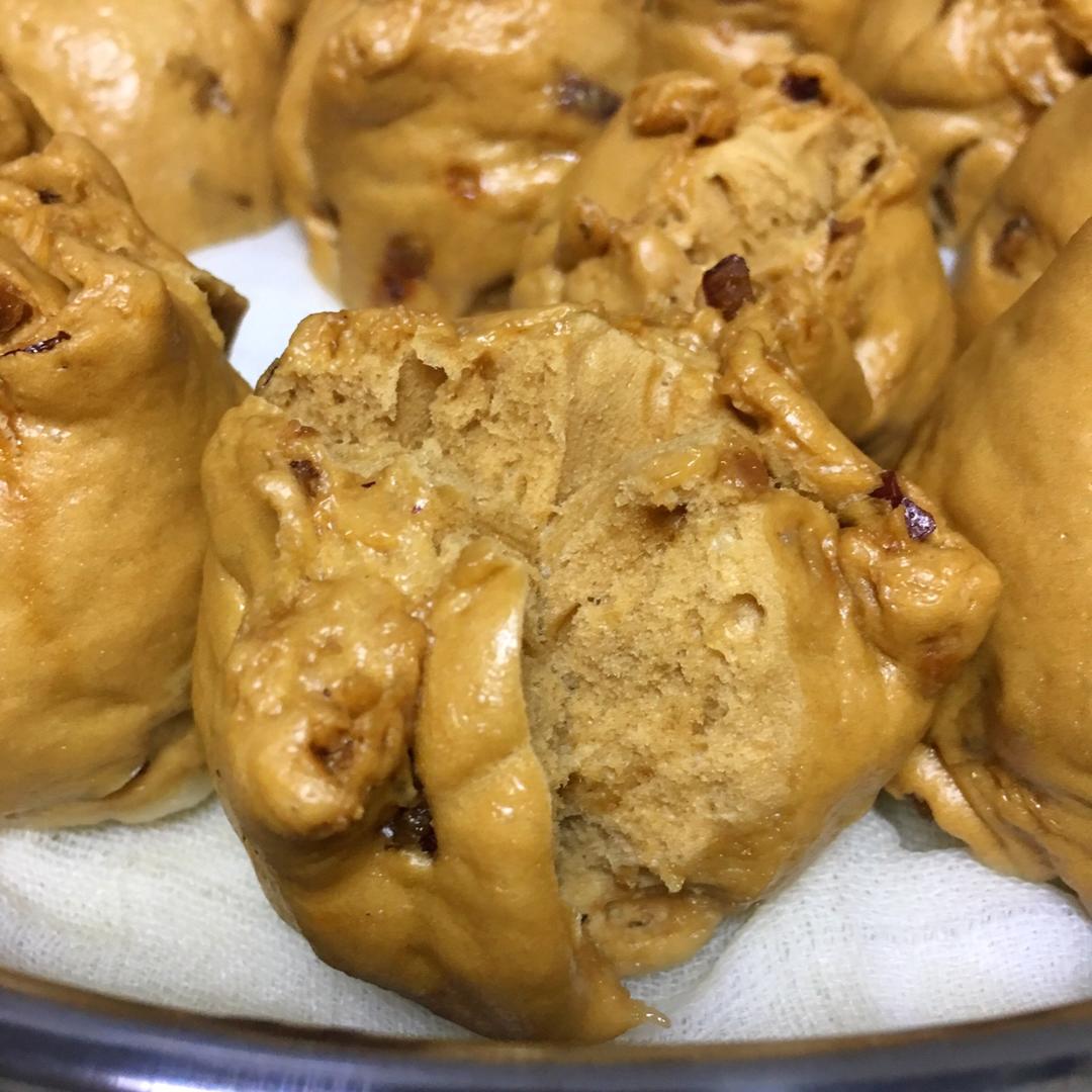 新手也能爆开花的老面红糖大枣开花馒头（泡打粉版or无泡打粉版）