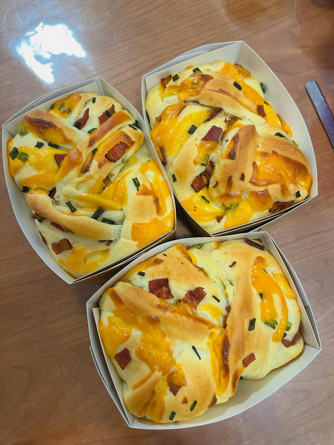 料多多香葱培根芝士吐司