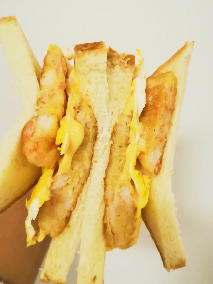 【仿KFC】迷你至珍全虾堡