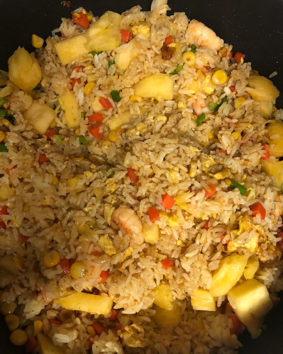 咖喱大虾菠萝（凤梨）炒饭