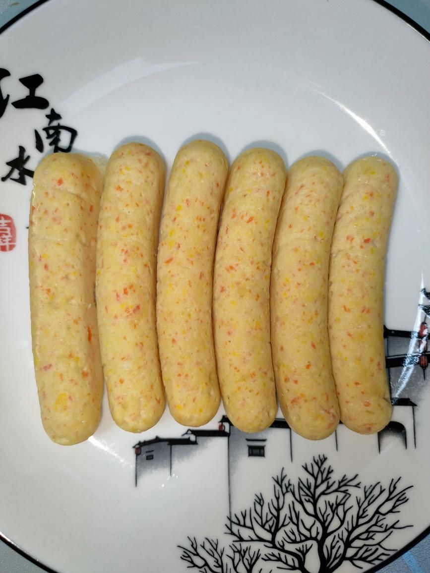 鸡肉玉米肠（辅食）的做法