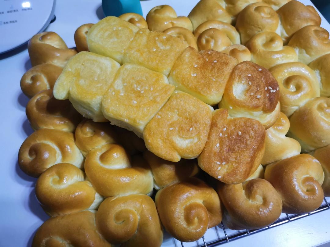 中种法蜂蜜面包---定制烤盘版本