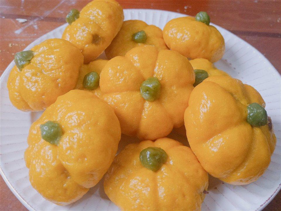 南瓜豆沙包【5月北鼎蒸炖锅食谱】