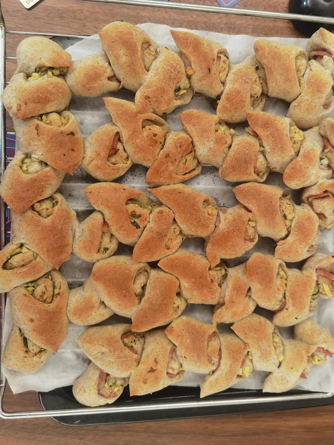 培根麦穗面包