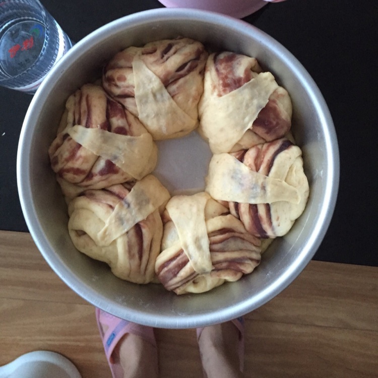 皇冠花朵面包（面包机版和面）