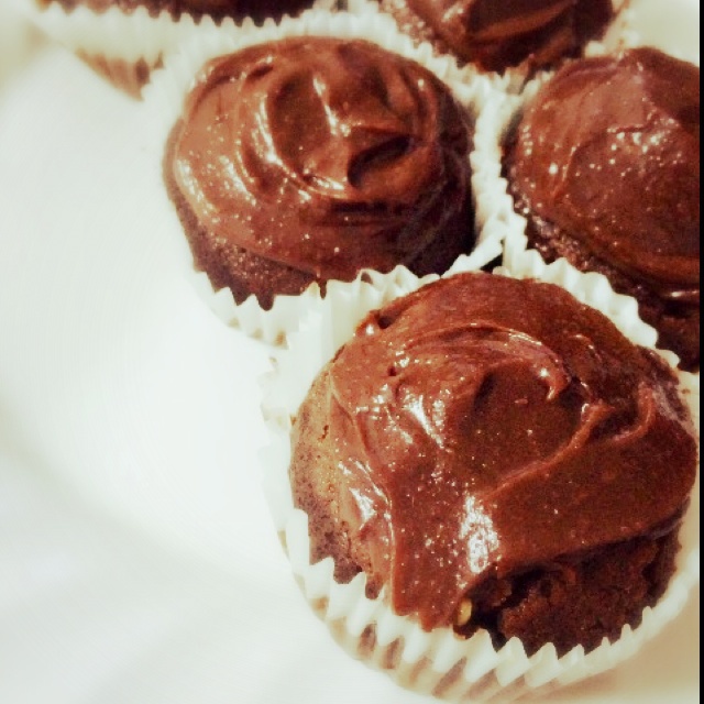 恶魔巧克力杯子蛋糕