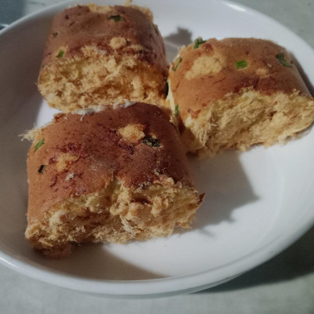 香葱肉松蛋糕卷