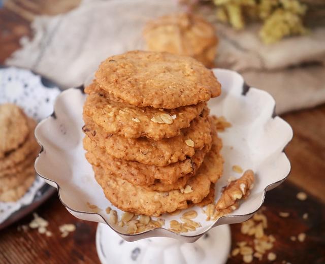 燕麦核桃酥饼的做法