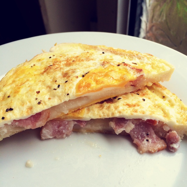 一片面包的三明治