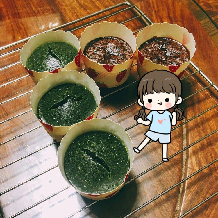 可可海绵杯子蛋糕