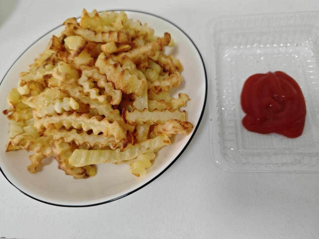 空气炸锅版薯条（不用煮不用速冻现切现做）