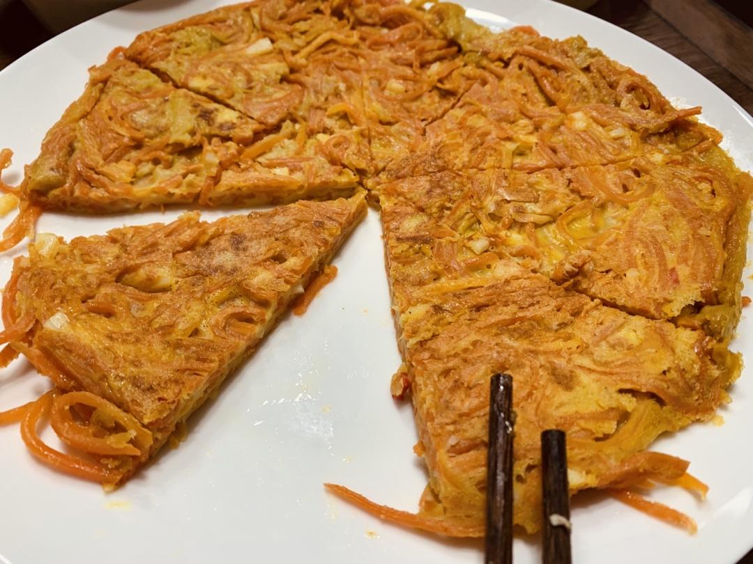 胡萝卜鸡蛋饼