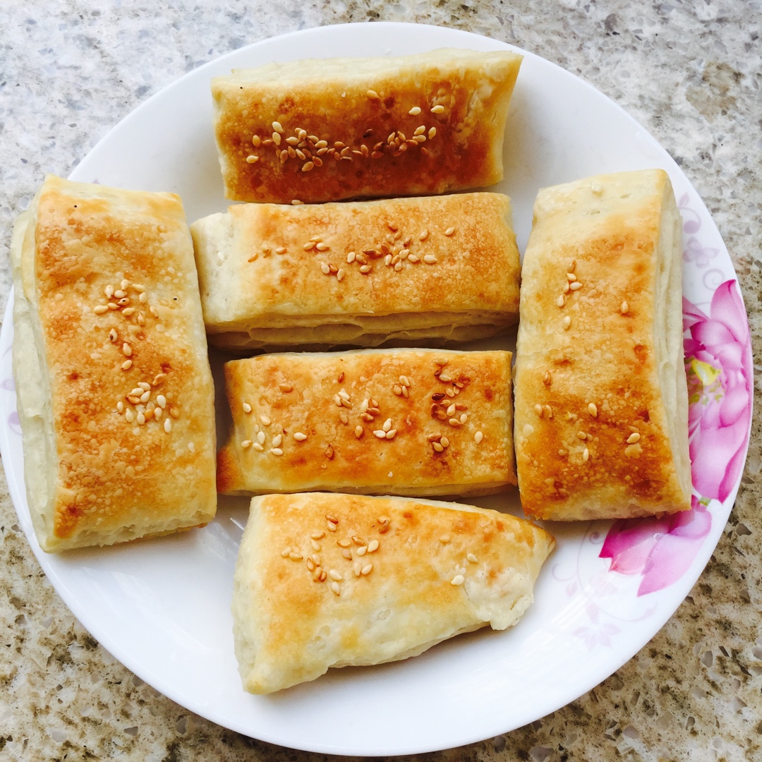 椒盐发面千层饼
