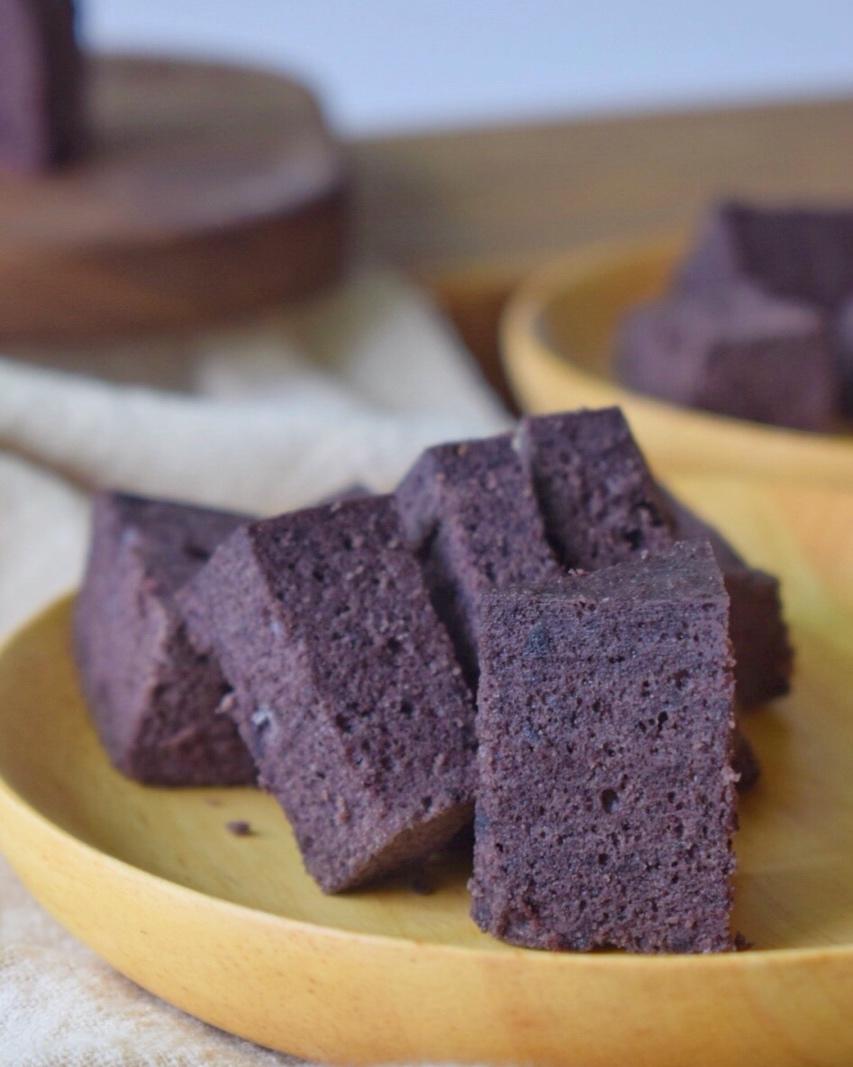 小64_做的黑米糕