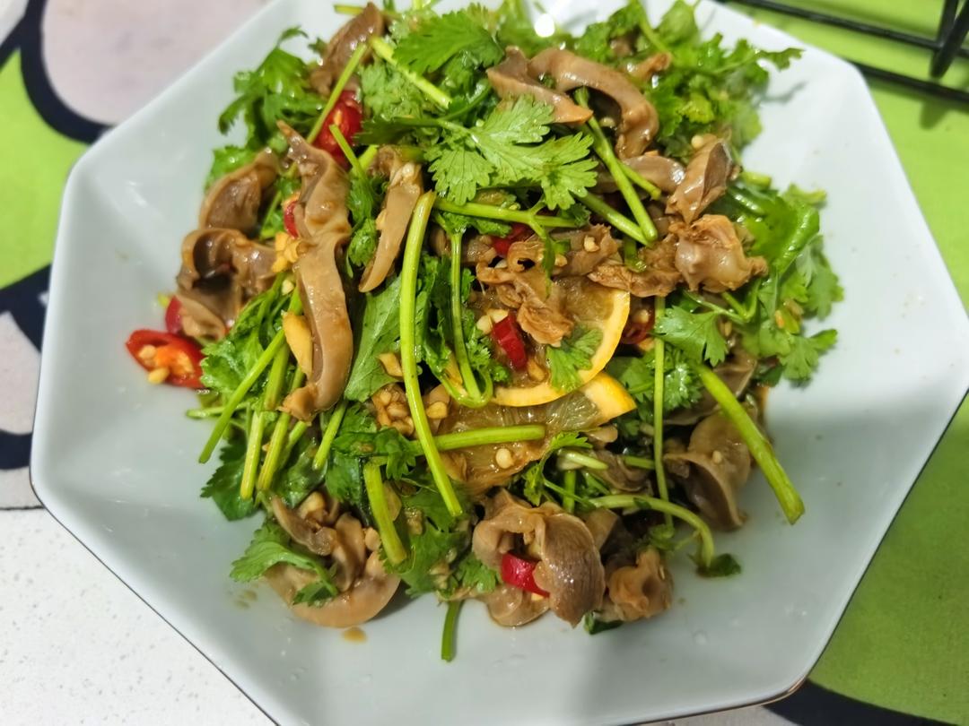 三碗米饭还不够❗️酸辣过瘾的凉拌鸡胗