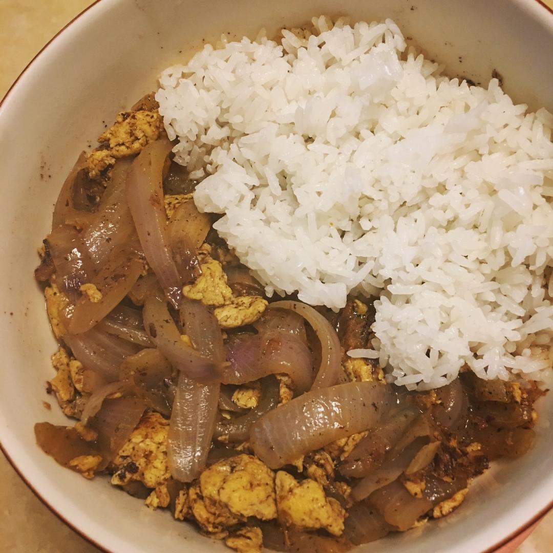 洋葱炒鸡蛋