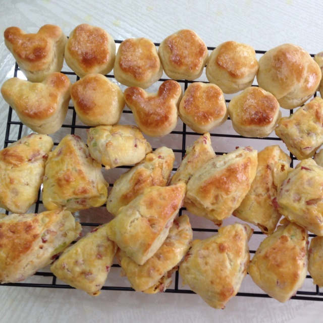 奶酪培根咸味司康