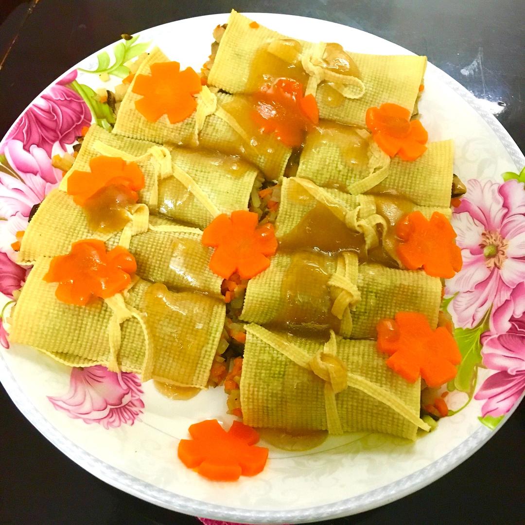 清香素肉卷