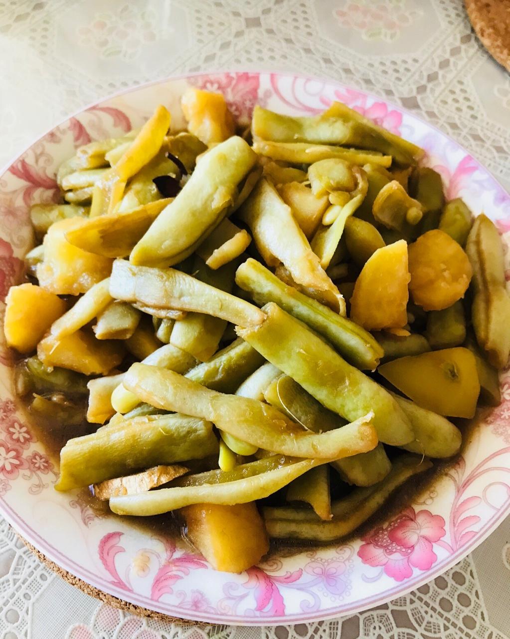 家常菜 芸豆炖土豆 暮雨秋思做的芸豆炖土豆 赞 芸豆,土豆,八角,花椒
