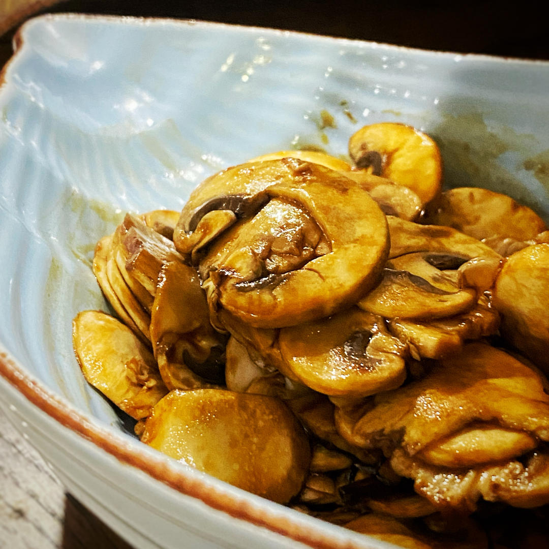 生拌口蘑（葱油版）