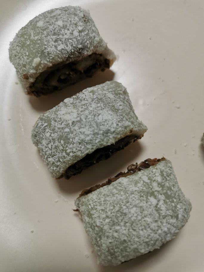 零失败！巨好吃的椰蓉豆沙糯米卷！